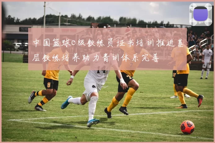 中国篮球e级教练员证书培训推进基层教练培养助力青训体系完善